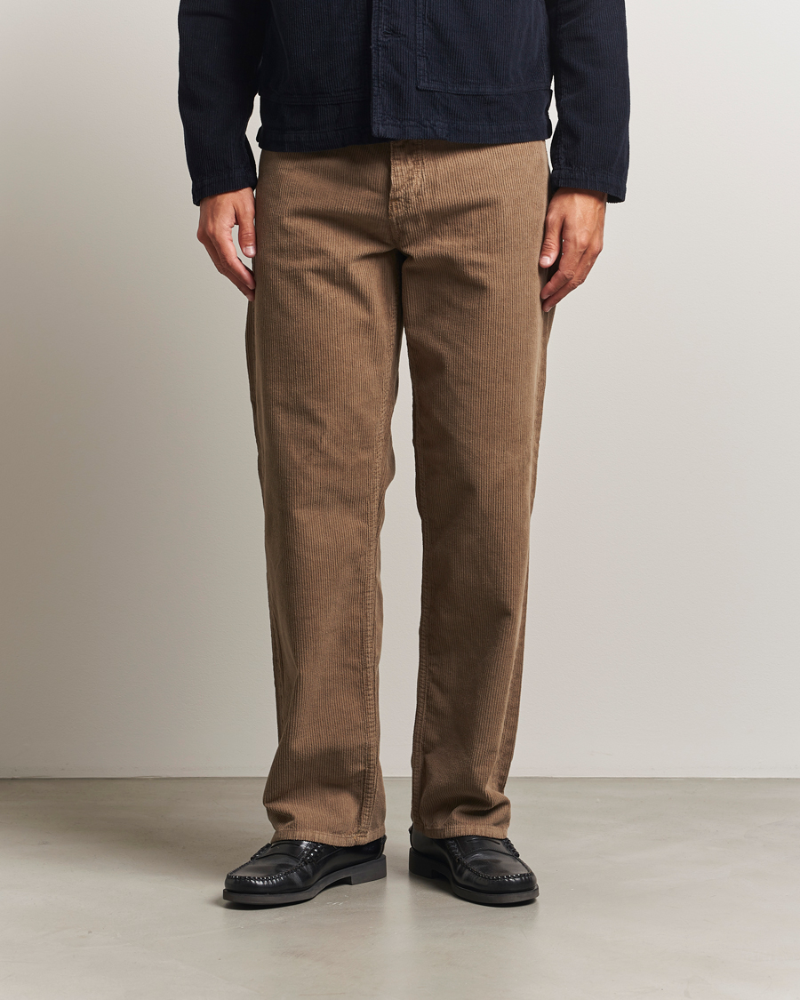 Herre | Bukser | Sunflower | Loose Corduroy Pants Taupe