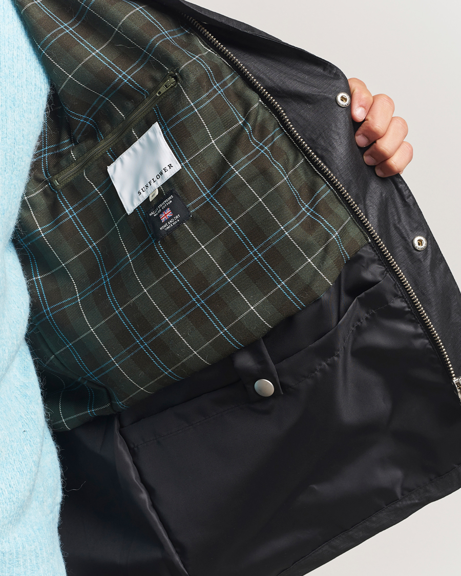 Herre | Jakker | Sunflower | Waxed Ripstop Jacket Black