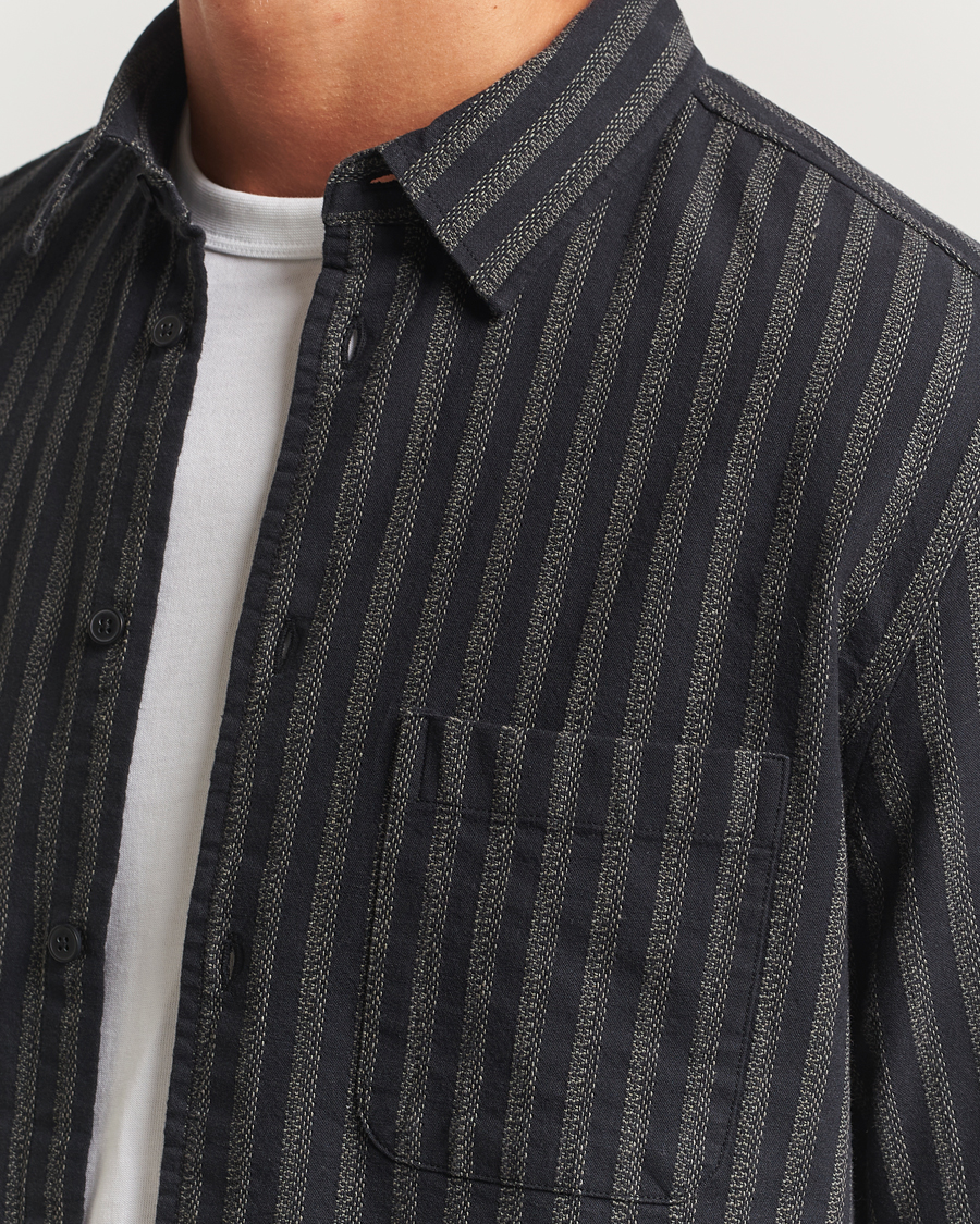 Herre | Skjorter | Samsøe Samsøe | Liam Striped Shirt Castor Grey