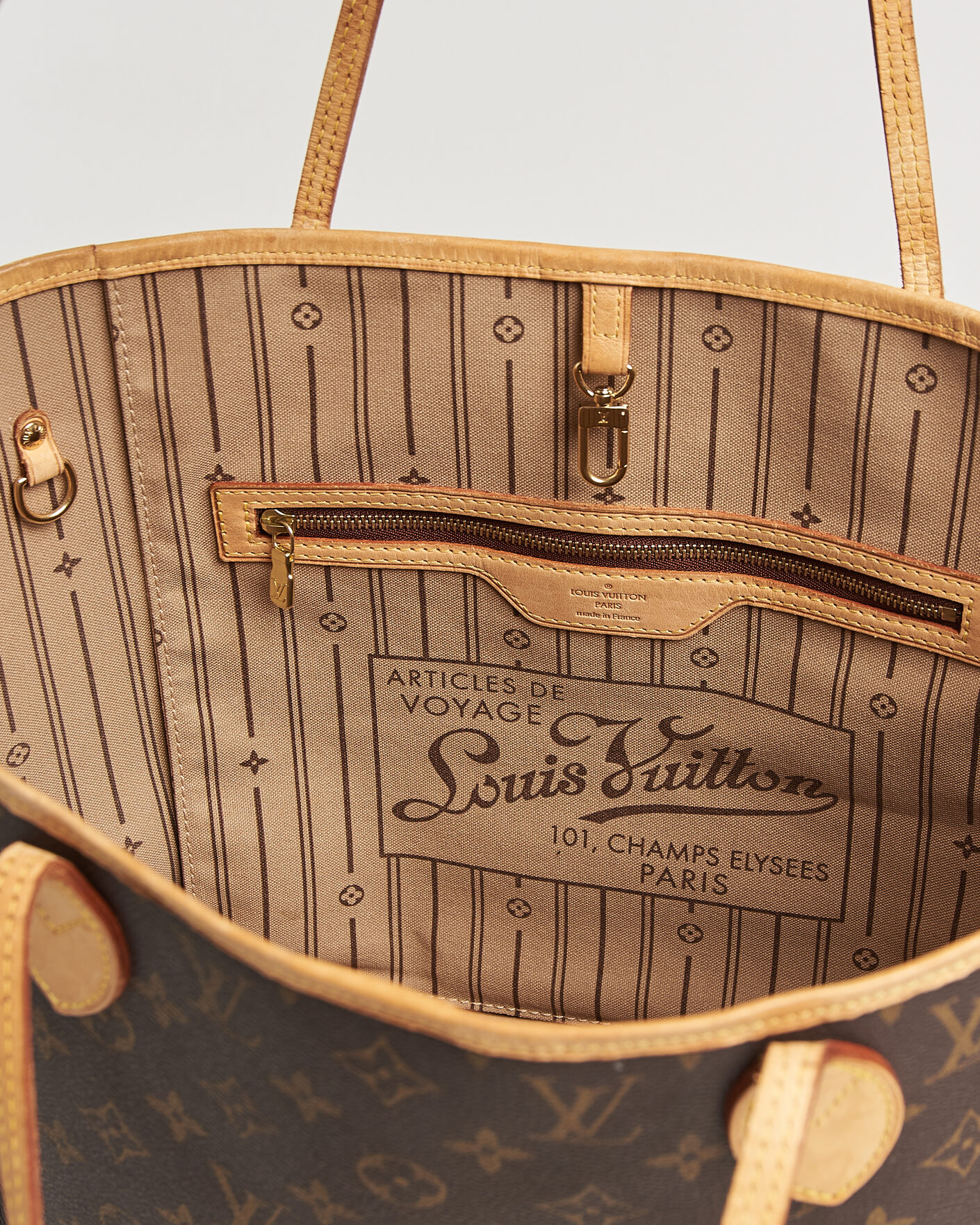 Herre | Pre-Owned & Vintage Bags | Louis Vuitton Pre-Owned | Neverfull MM Monogram