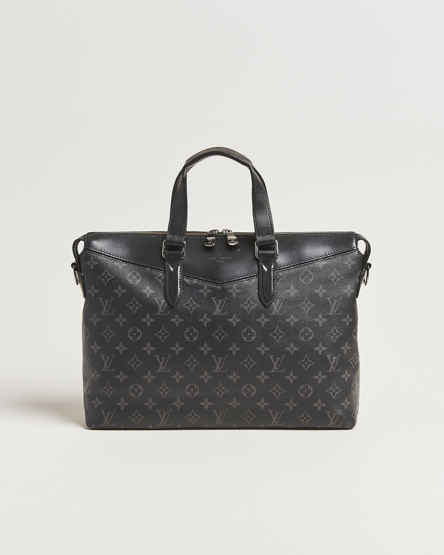 Herre | Pre-Owned & Vintage Bags | Louis Vuitton Pre-Owned | Briefcase Explorer Monogram Eclipse