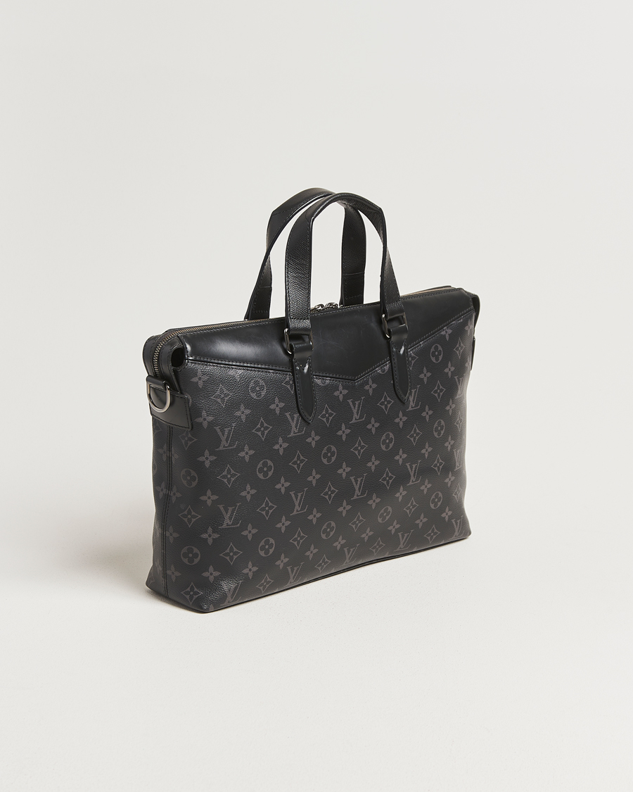 Herre | Pre-Owned & Vintage Bags | Louis Vuitton Pre-Owned | Briefcase Explorer Monogram Eclipse