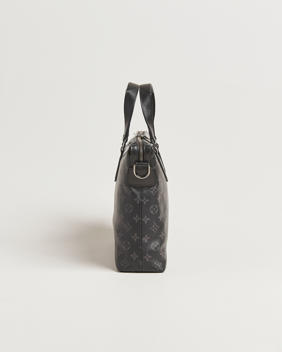 Herre | Pre-Owned & Vintage Bags | Louis Vuitton Pre-Owned | Briefcase Explorer Monogram Eclipse