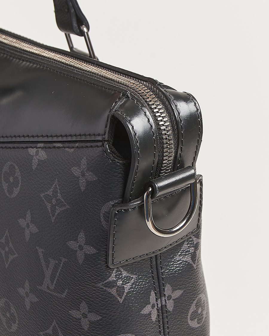 Herre | Pre-Owned & Vintage Bags | Louis Vuitton Pre-Owned | Briefcase Explorer Monogram Eclipse