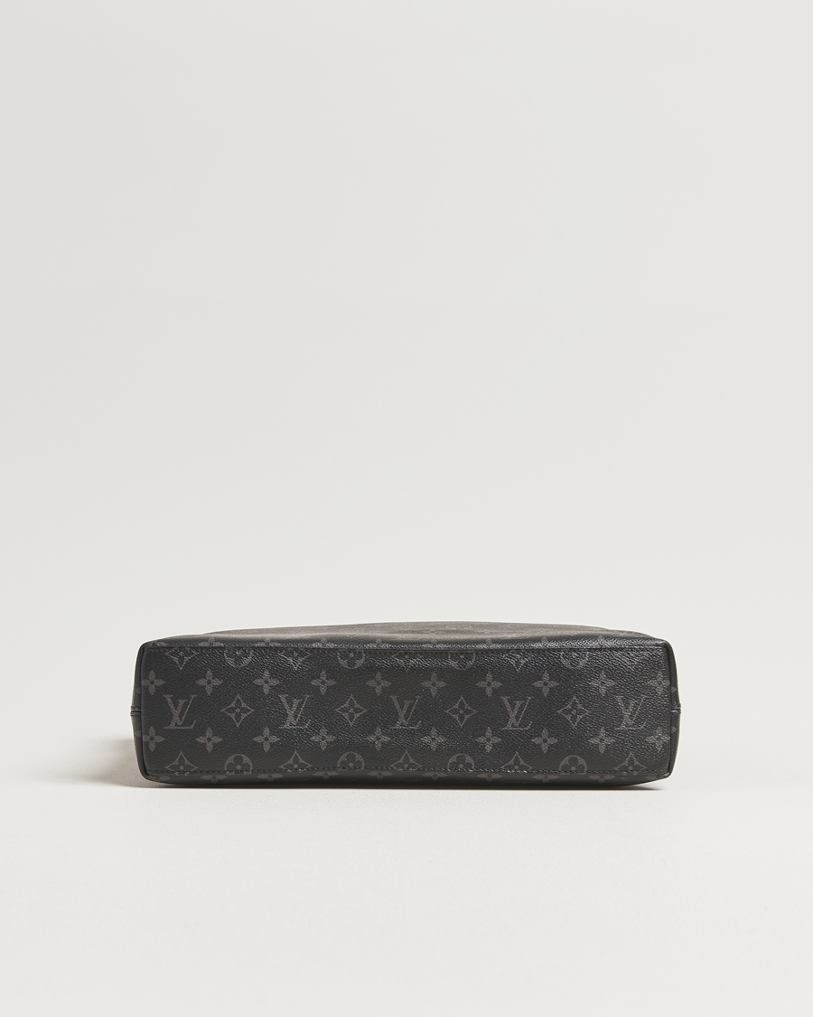 Herre | Pre-Owned & Vintage Bags | Louis Vuitton Pre-Owned | Briefcase Explorer Monogram Eclipse
