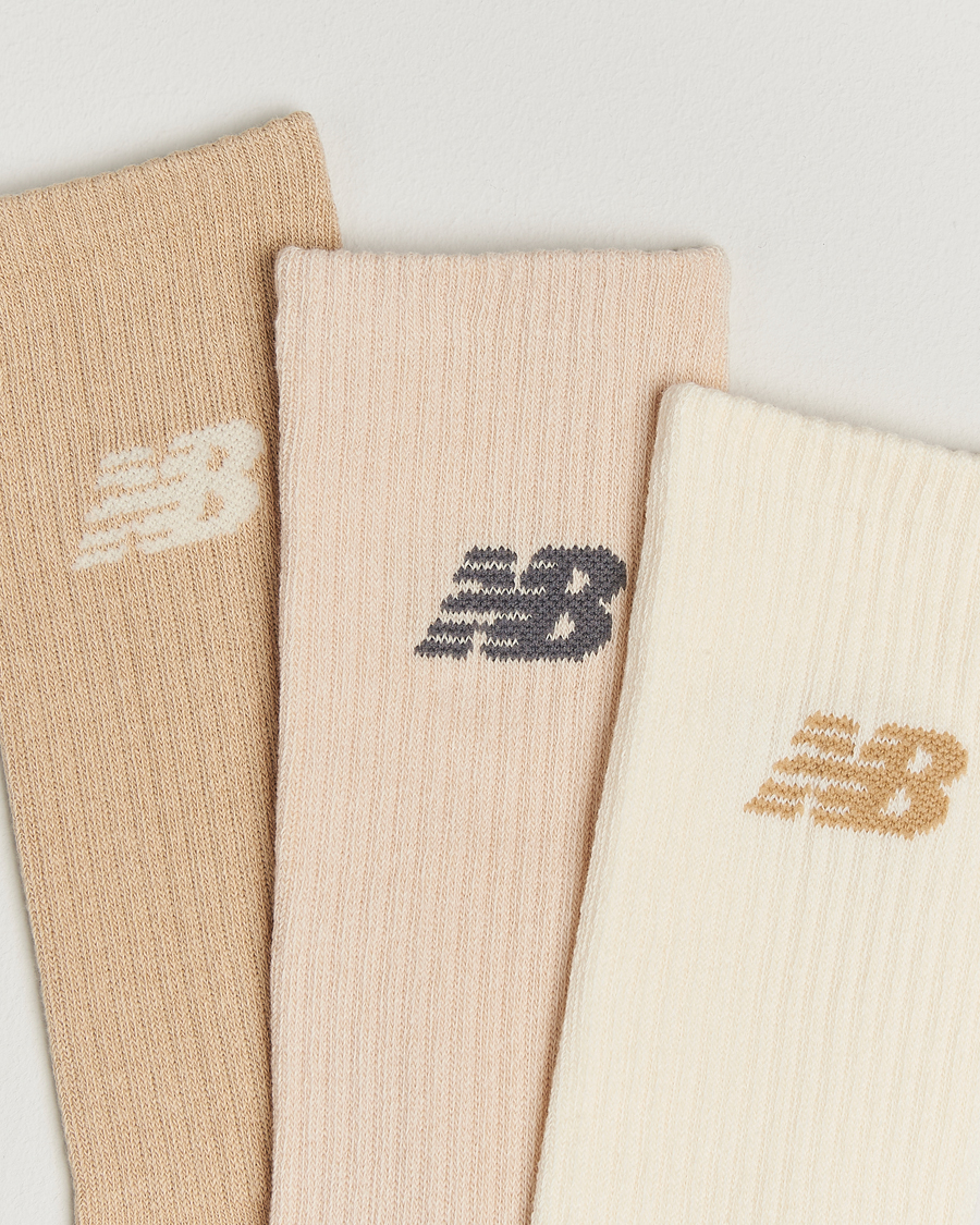Herre | Undertøy | New Balance | 3-Pack Everyday Crew Socks Earth Multi