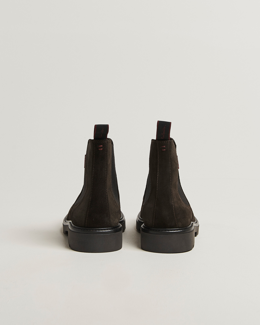 Herre | Støvler | PS Paul Smith | Xenon Suede Chelsea Boot Dark Brown