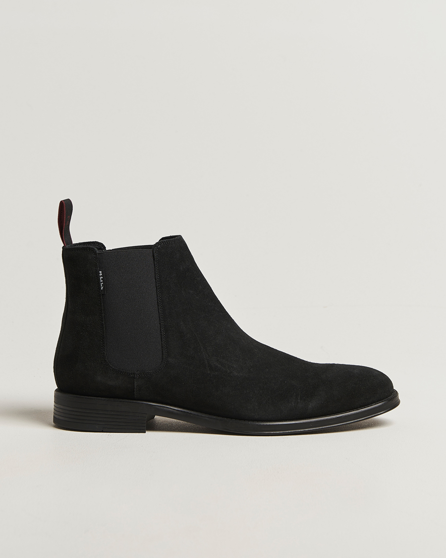 PS Paul Smith Augustus Suede Chelsea Boot Black – Svart