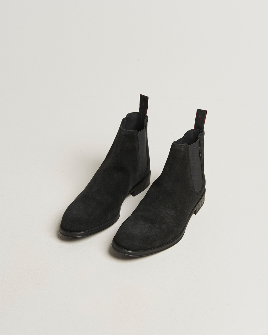 Herre | Støvler | PS Paul Smith | Augustus Suede Chelsea Boot Black