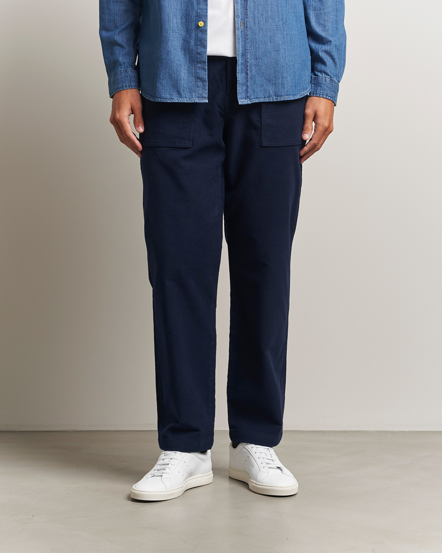 Herre | Bukser | PS Paul Smith | Cotton Worker Pants Blue