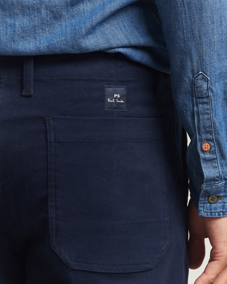 Herre | Bukser | PS Paul Smith | Cotton Worker Pants Blue
