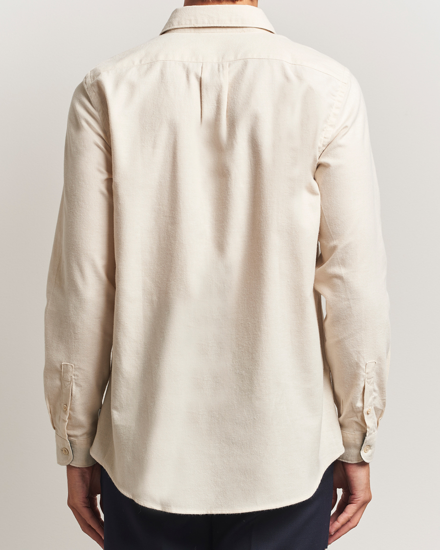 Herre | Skjorter | PS Paul Smith | Brushed Cotton/Wool Shirt Off White