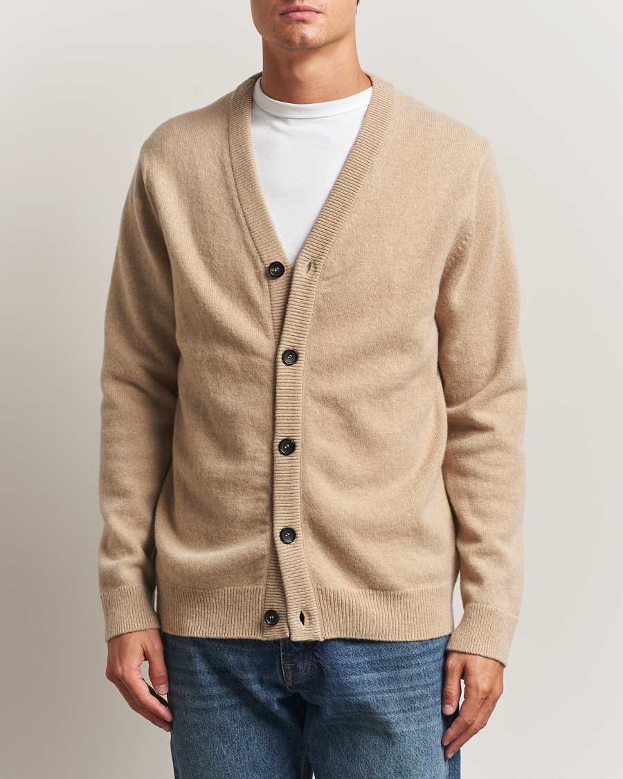 Herre | Gensere | PS Paul Smith | Merino Knitted Cardigan Beige