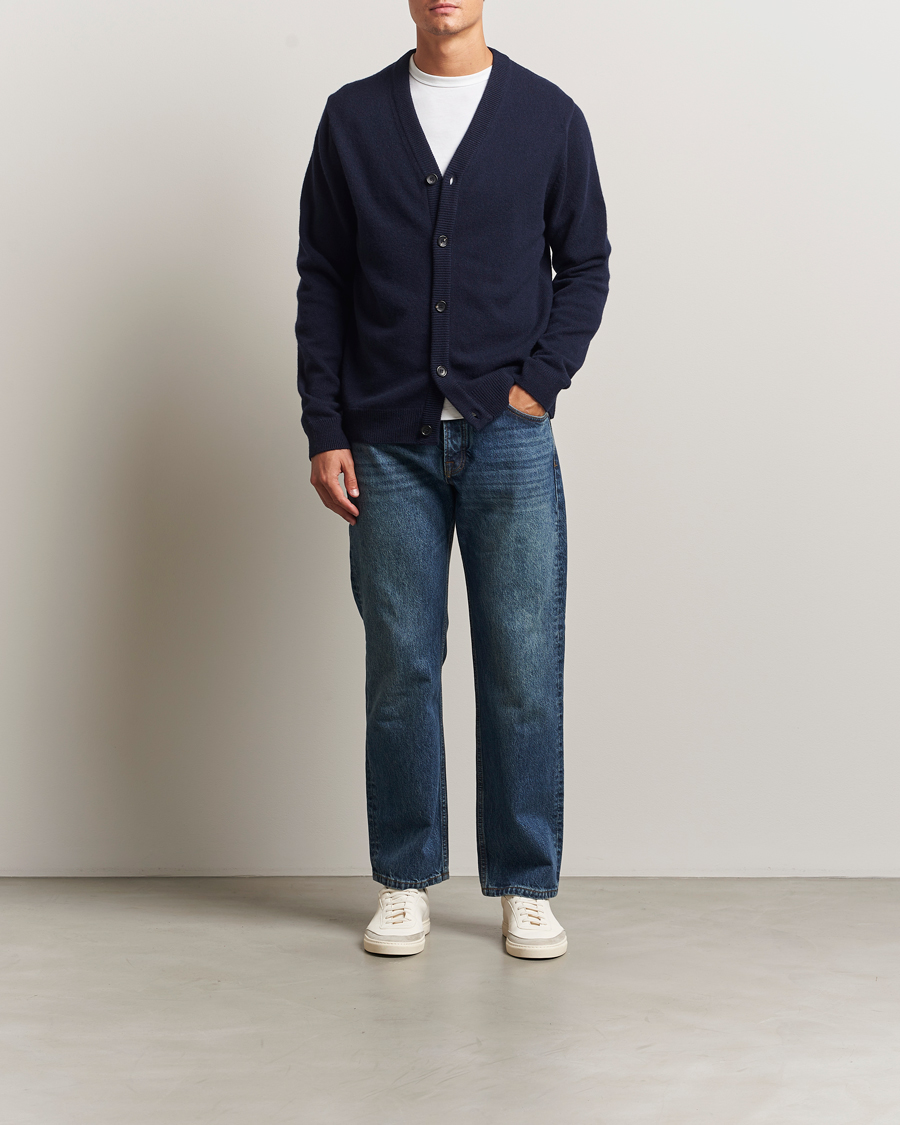 Herre | Gensere | PS Paul Smith | Merino Knitted Cardigan Blue