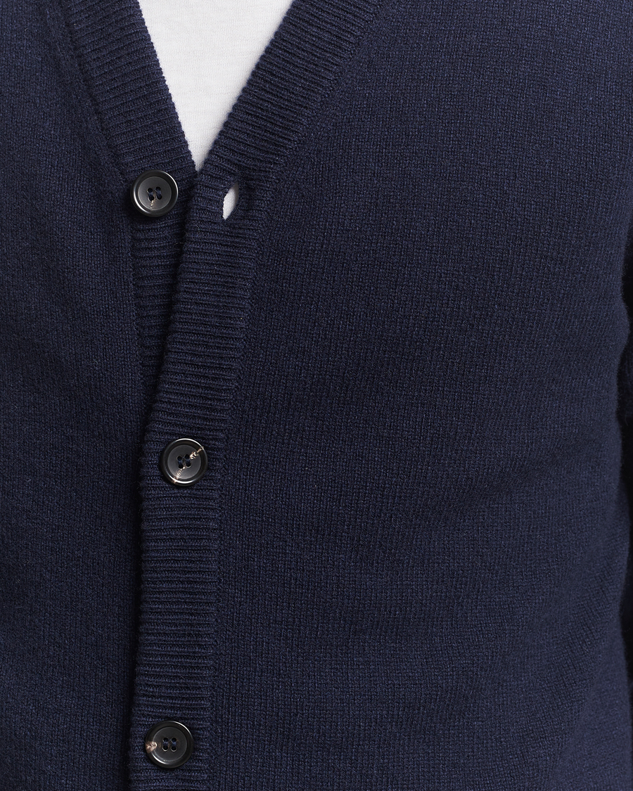 Herre | Gensere | PS Paul Smith | Merino Knitted Cardigan Blue