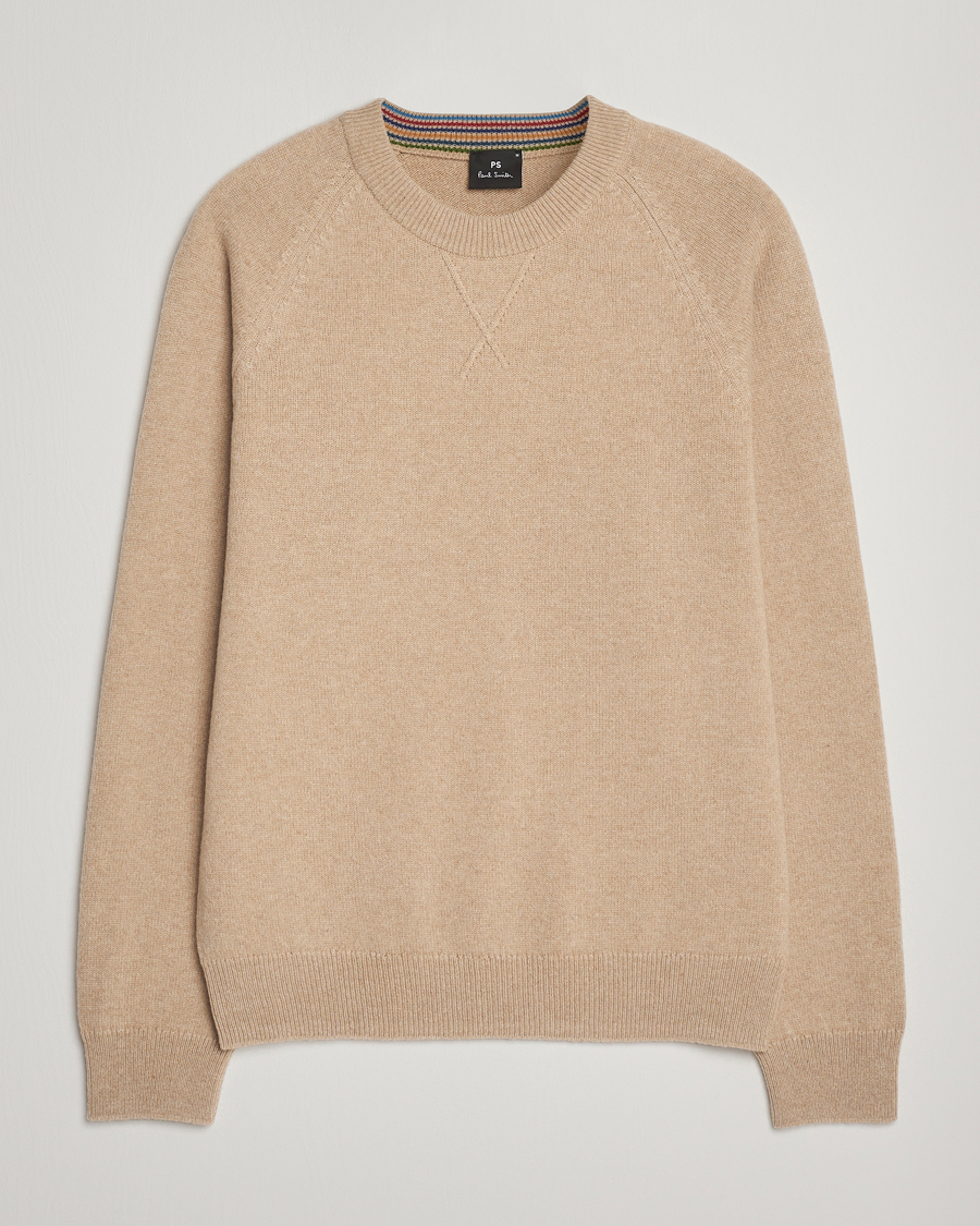 Herre | Gensere | PS Paul Smith | Merino Knitted Sweater Beige