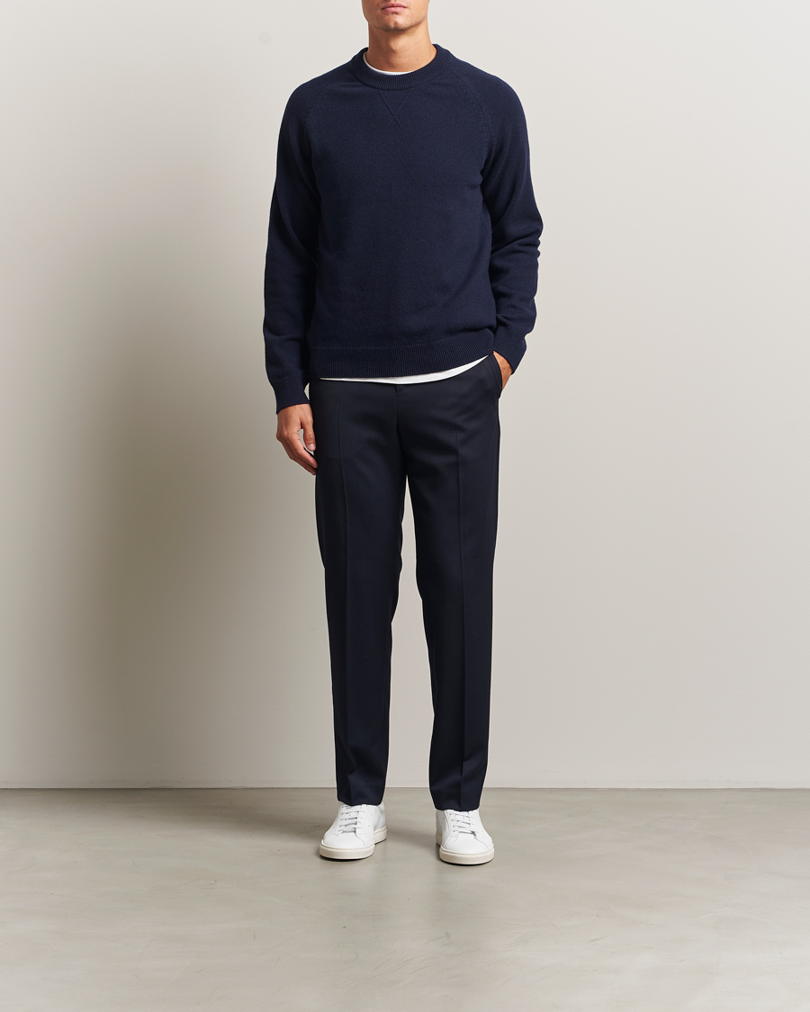 Herre | Gensere | PS Paul Smith | Merino Knitted Sweater Blue