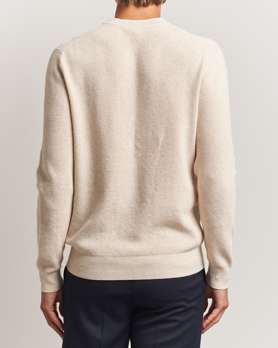 Herre | Gensere | PS Paul Smith | Waffle Knitted Crew Neck Sweater Off White