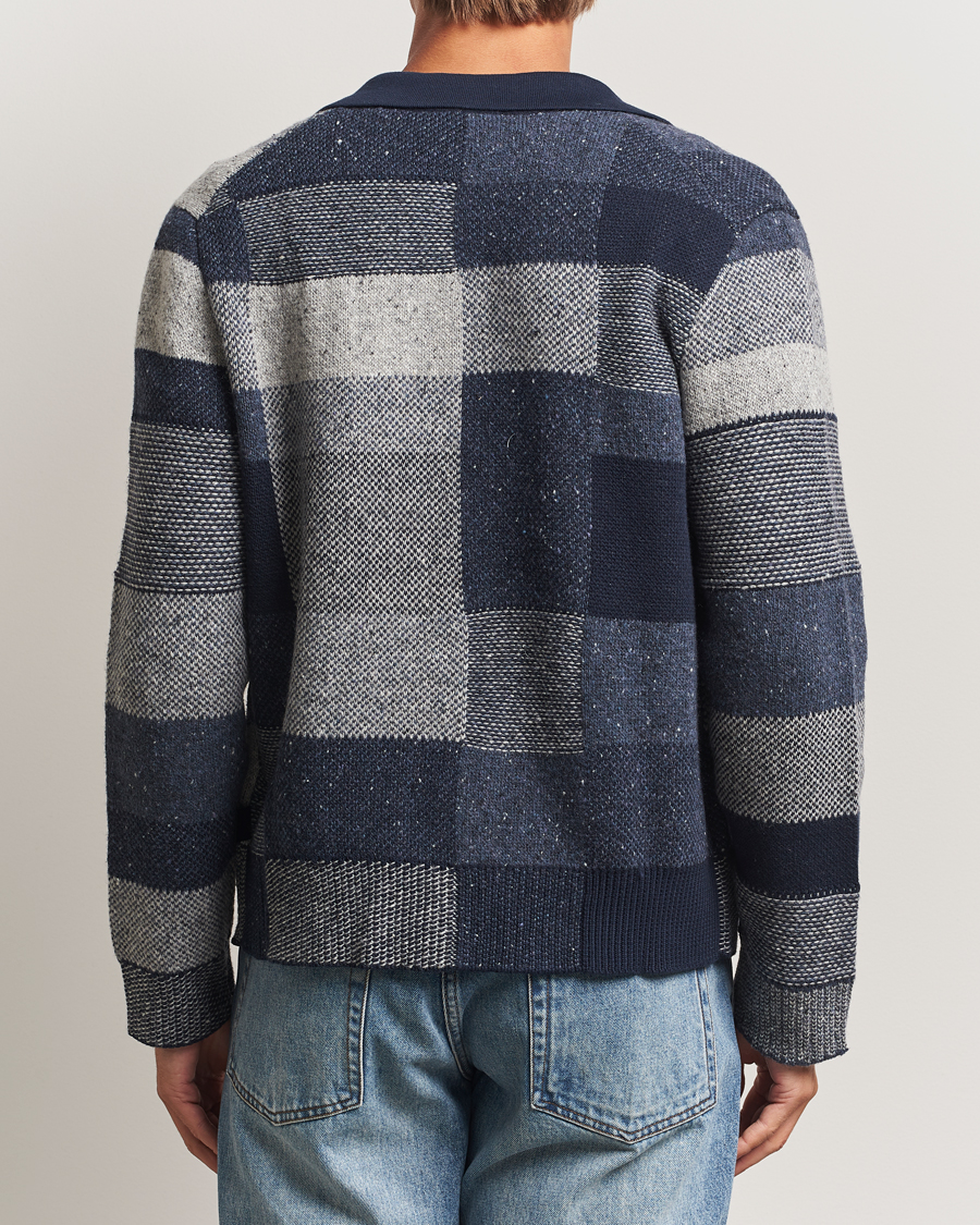 Herre | Gensere | PS Paul Smith | Colourblocked Knitted Full Zip Blue Multi