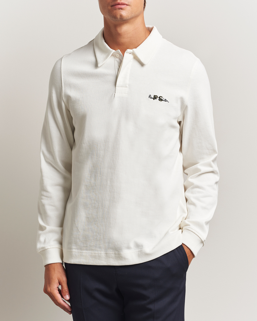 Herre | Gensere | PS Paul Smith | Cotton Logo Rugby Sweater White