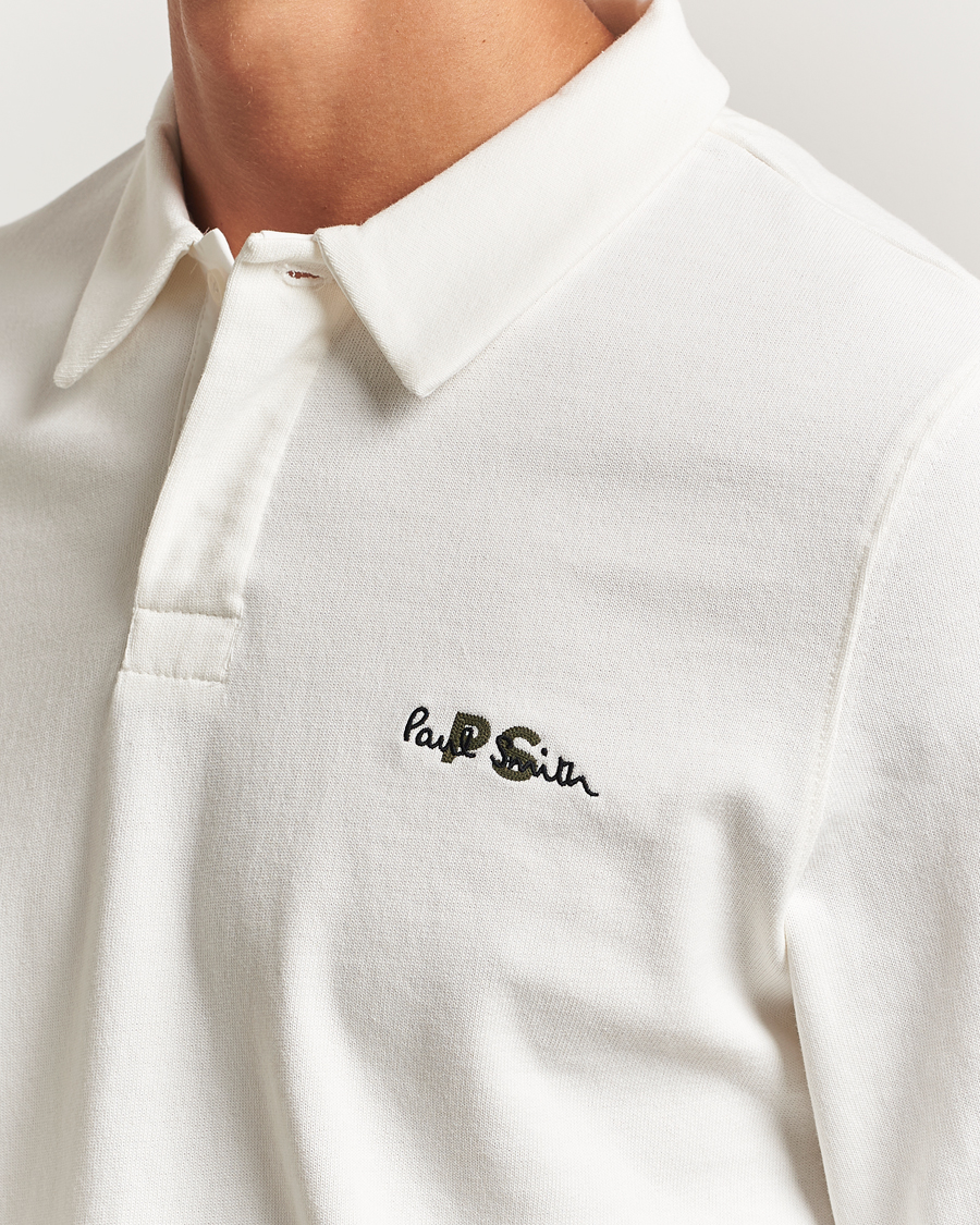 Herre | Gensere | PS Paul Smith | Cotton Logo Rugby Sweater White