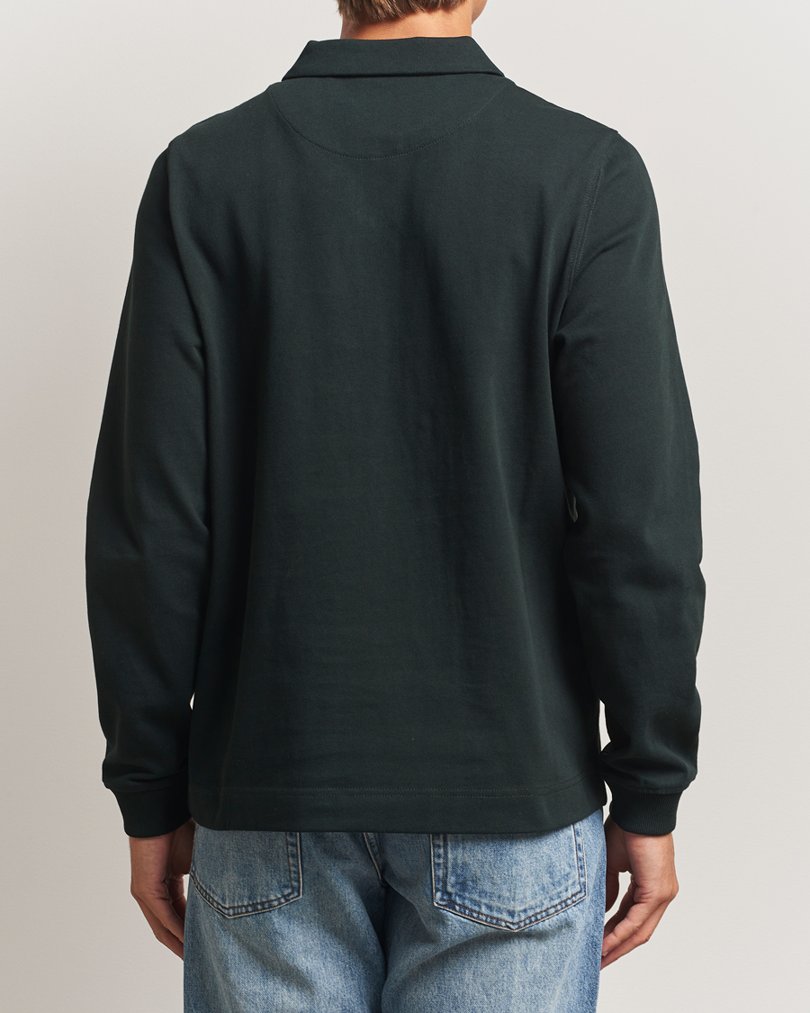 Herre | Gensere | PS Paul Smith | Cotton Logo Rugby Sweater Dark Green