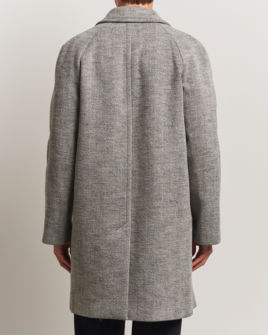 Herre | Jakker | Paul Smith | Wool Herringbone Coat Grey