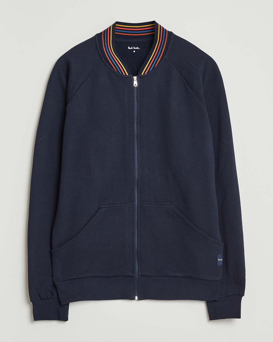Herre | Gensere | Paul Smith | Artist Rib Full Zip Navy