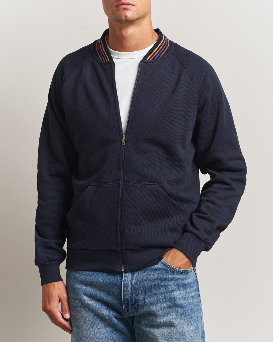 Herre | Gensere | Paul Smith | Artist Rib Full Zip Navy