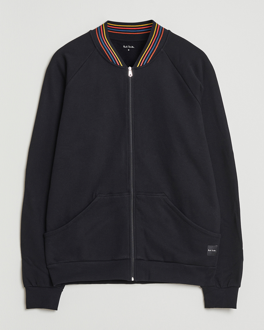 Herre | Gensere | Paul Smith | Artist Rib Full Zip Black