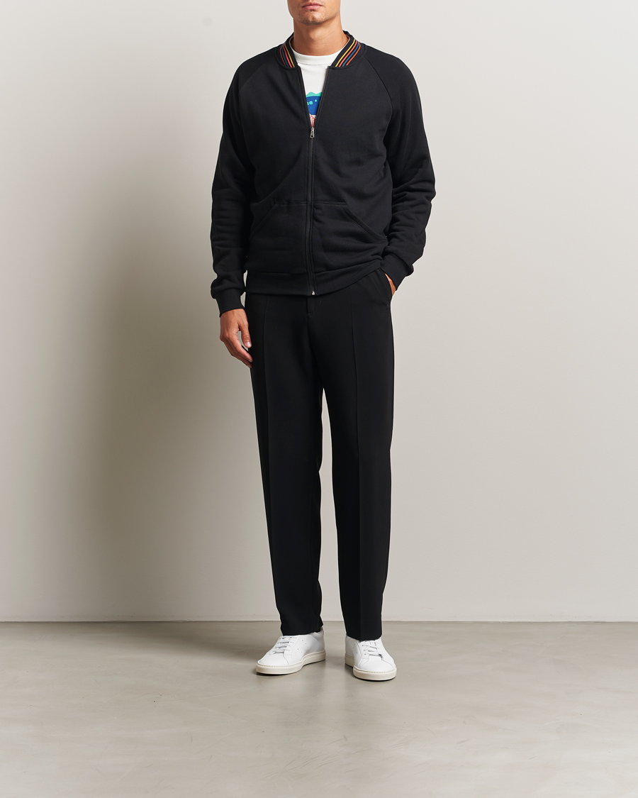 Herre | Gensere | Paul Smith | Artist Rib Full Zip Black