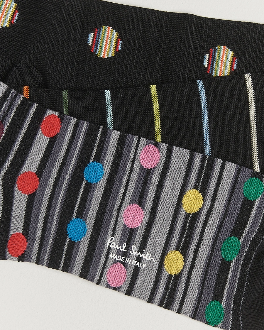 Herre | Undertøy | Paul Smith | 3-Pack Printed Sock Black