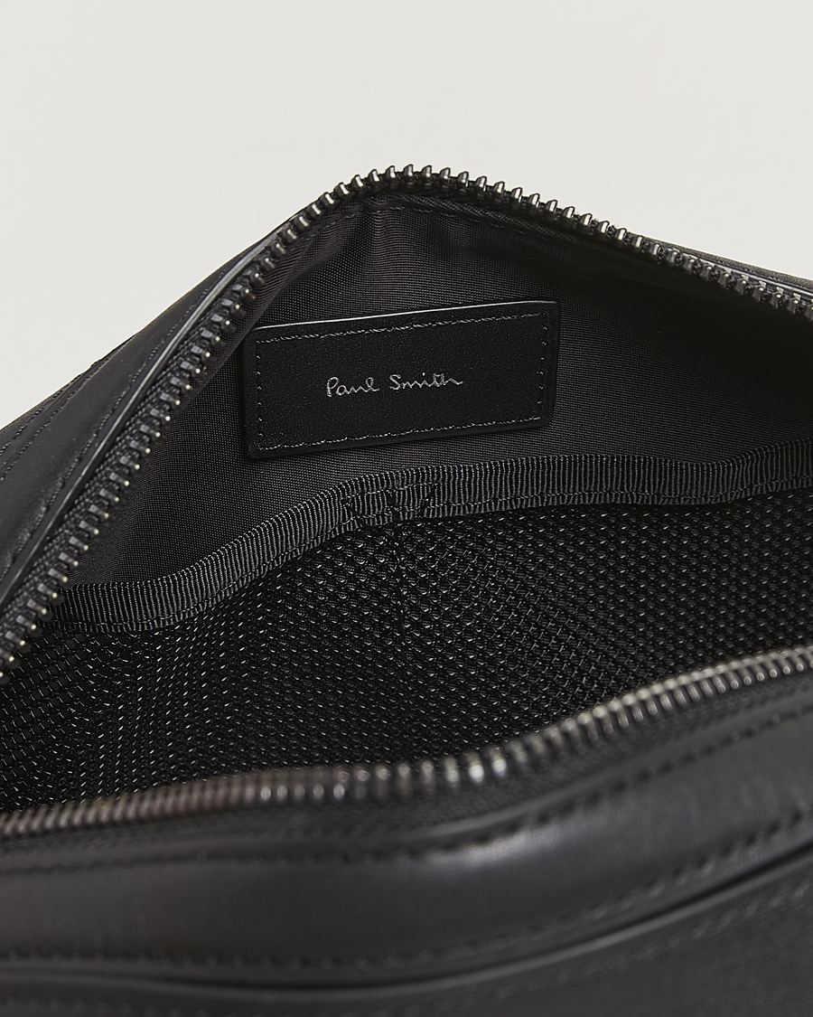 Herre | Vesker | Paul Smith | Leather Washbag Black