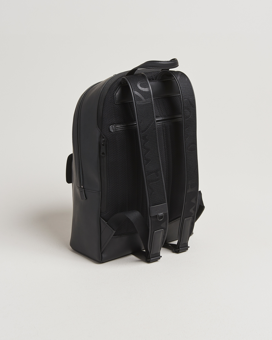 Herre | Vesker | Paul Smith | Leather Backpack Black