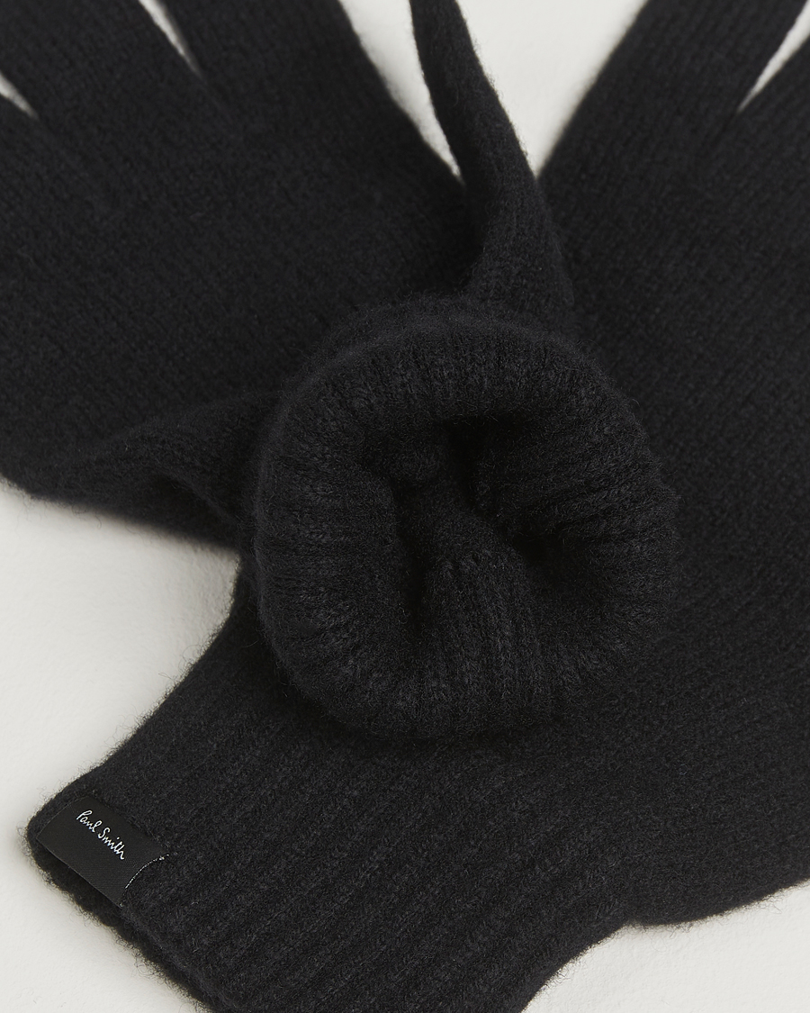 Herre | Hansker | Paul Smith | Cashmere Glove Black