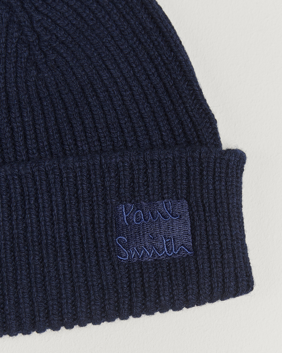 Herre | Luer | Paul Smith | Cashmere Beanie Navy