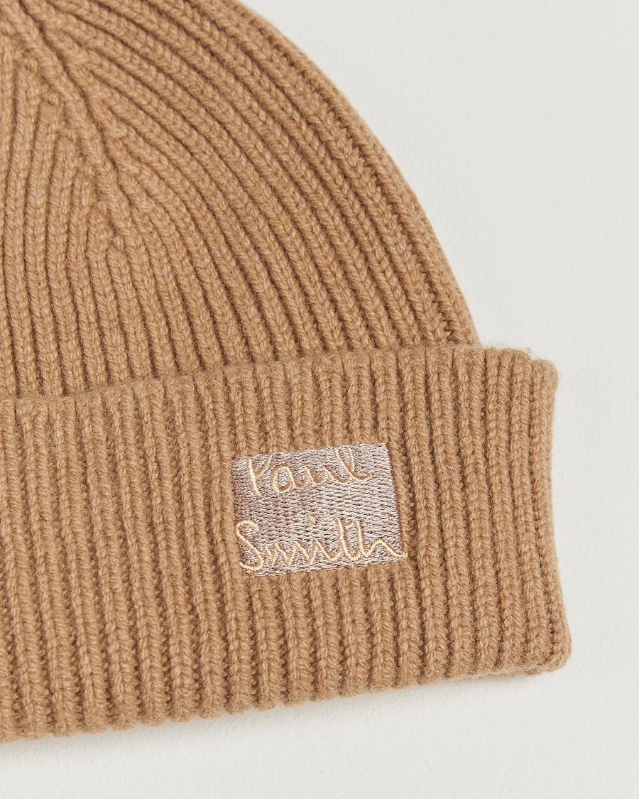 Herre | Luer | Paul Smith | Cashmere Beanie Brown