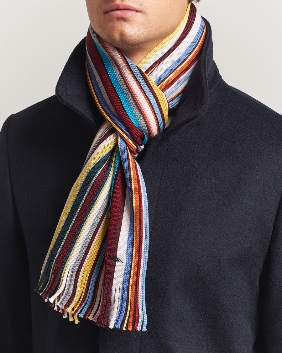 Herre | Skjerf | Paul Smith | Merino Wool Signature Scarf Multi