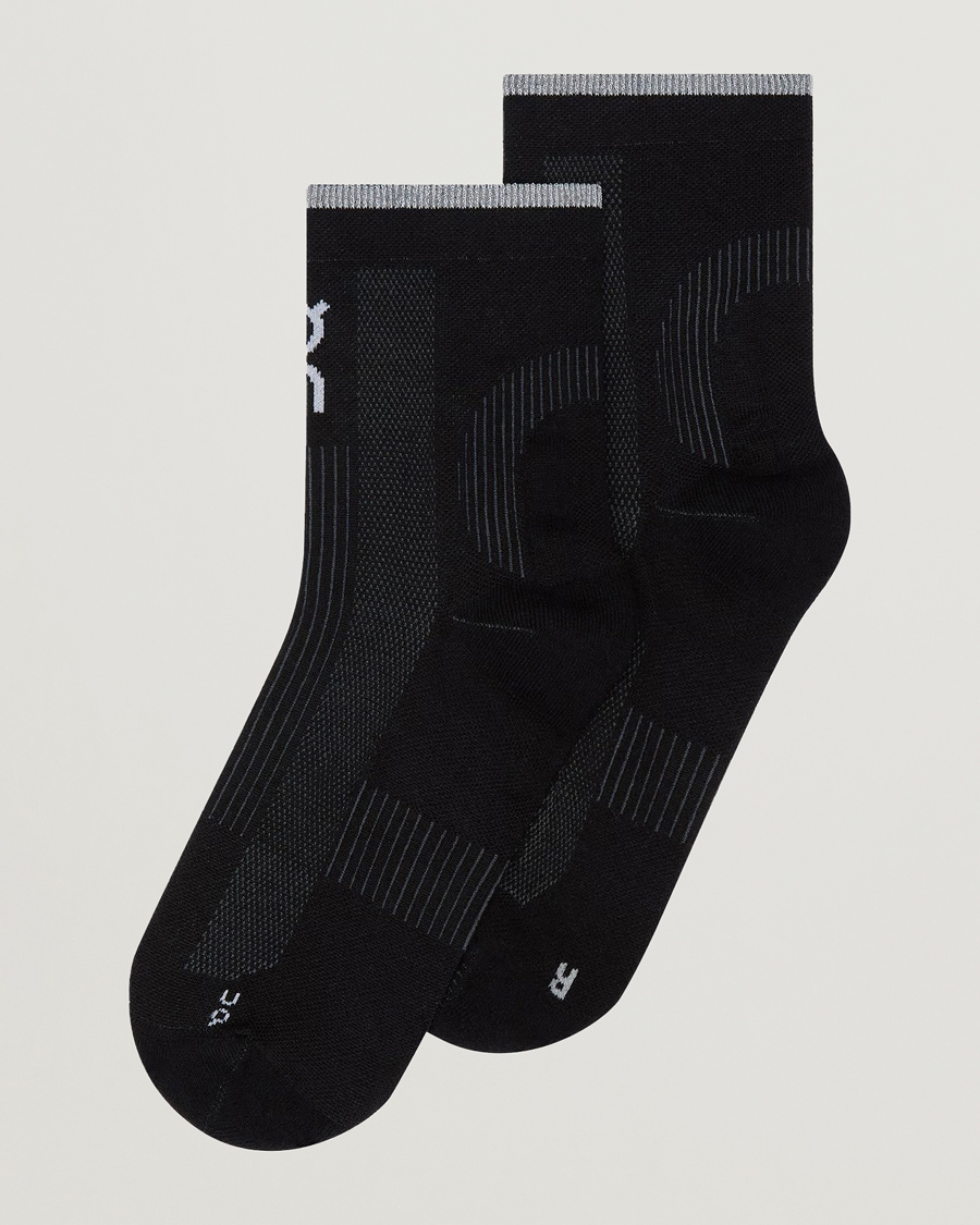 Herre | Undertøy | On | Performance Run Sock Mid Black