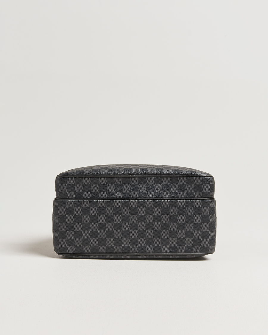 Herre | Pre-Owned & Vintage Bags | Louis Vuitton Pre-Owned | Leoh Shoulder Bag Damier Graphite