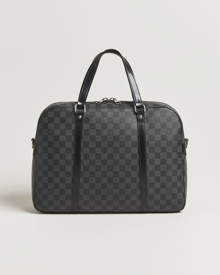 Herre | Pre-Owned & Vintage Bags | Louis Vuitton Pre-Owned | Jorn Porte Documents Damier Graphite