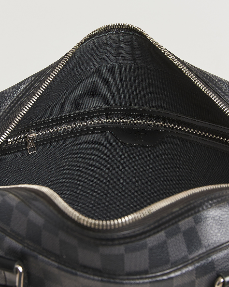 Herre | Pre-Owned & Vintage Bags | Louis Vuitton Pre-Owned | Jorn Porte Documents Damier Graphite