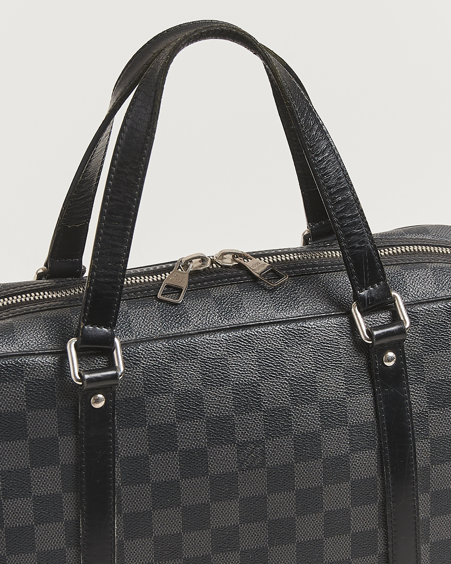 Herre | Pre-Owned & Vintage Bags | Louis Vuitton Pre-Owned | Jorn Porte Documents Damier Graphite