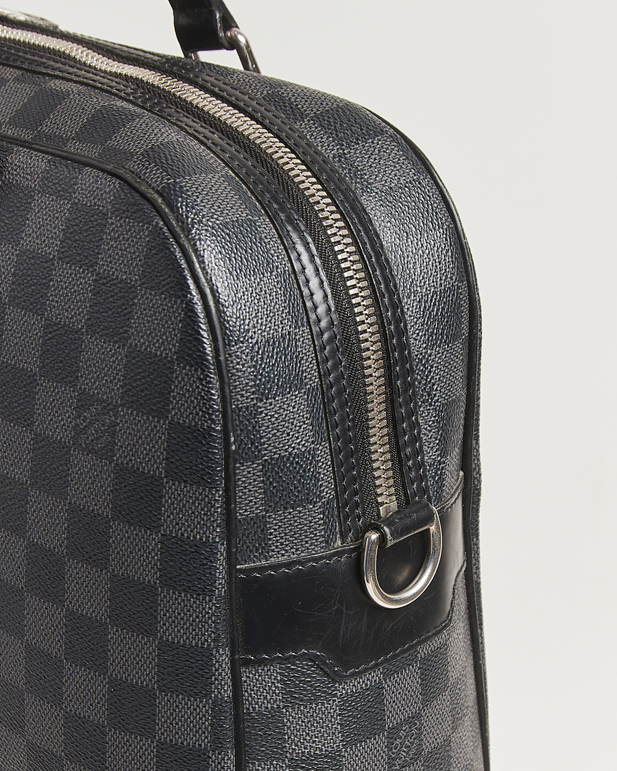 Herre | Pre-Owned & Vintage Bags | Louis Vuitton Pre-Owned | Jorn Porte Documents Damier Graphite