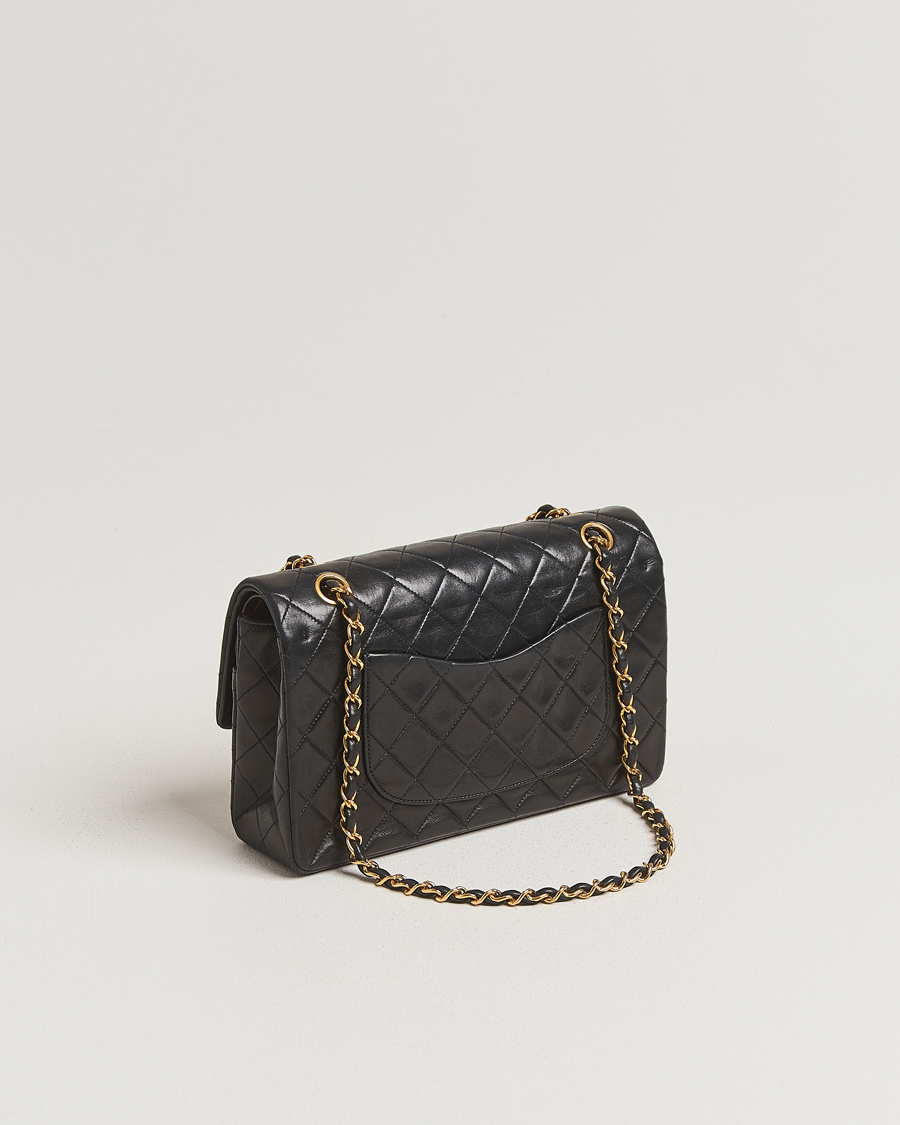 Herre | Pre-Owned & Vintage Bags | Chanel Pre-Owned | Classic Double Flap Medium Black