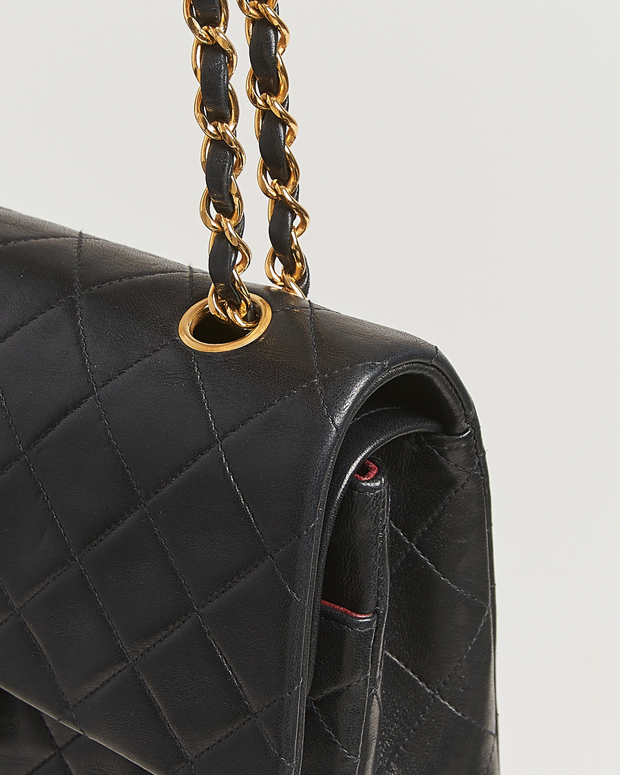 Herre | Pre-Owned & Vintage Bags | Chanel Pre-Owned | Classic Double Flap Medium Black