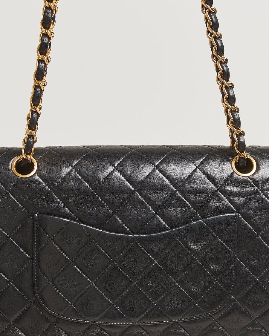 Herre | Pre-Owned & Vintage Bags | Chanel Pre-Owned | Classic Double Flap Medium Black