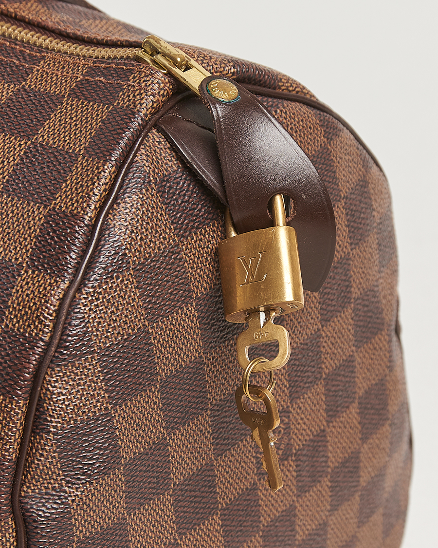 Herre | Pre-Owned & Vintage Bags | Louis Vuitton Pre-Owned | Speedy 30 Damier Ebene