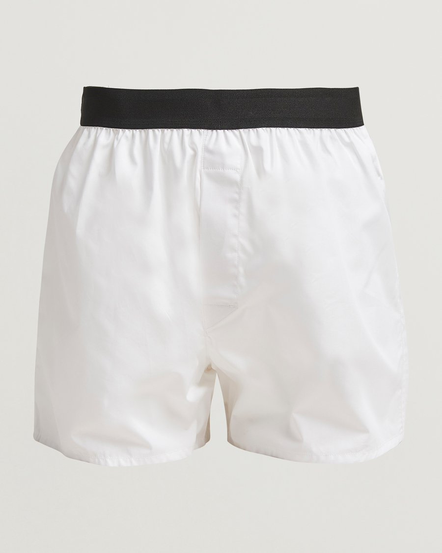 Herre | Undertøy | CDLP | Cotton Woven Boxer Shorts White