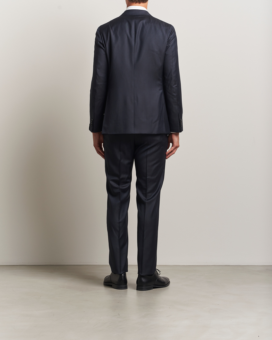 Herre | Dresser | Caruso | Aida Super 130s Wool Suit Navy